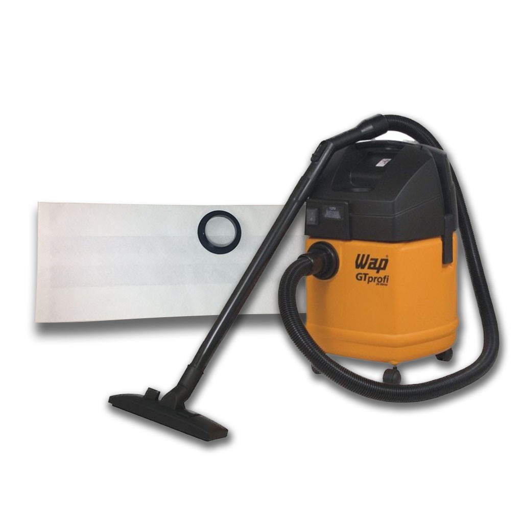 3 Sacos Descartáveis Compatíveis Para Aspirador de Pó WAP Compact 10 L (Bocal de Encaixe 6,3 cm)