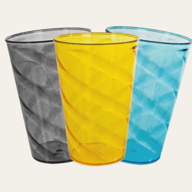 kit 12 Mega Copos Twister 700ml Sundae Caldereta em Acrílico Resistente em Oferta na Shopee