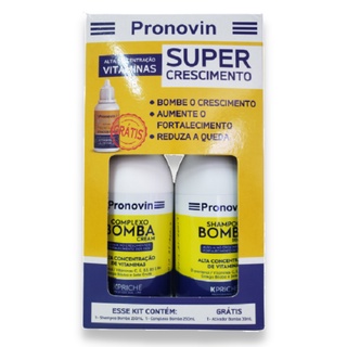 Kit Pronovin 530ml Bomba Super Crescimento Capilar