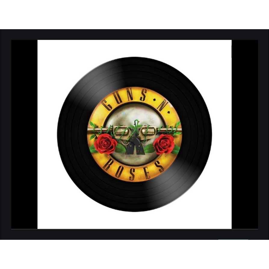 disco de vinil decorativo artesanato quadro de parede lp rock bandas gun's n roses