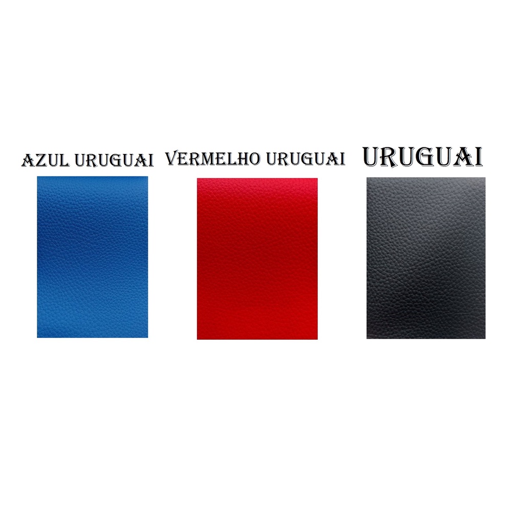 Tecido Courvin Uruguai Capa Banco Moto Carro Automotivo Impermeavel Azul / Preto / Vermelho