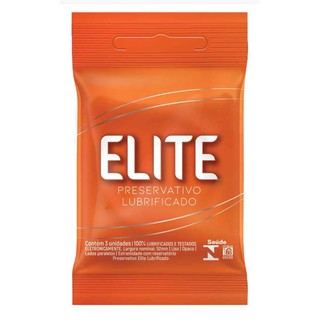 Preservativo Lubrificado 3 Unidade Elite Legítimo
