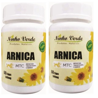 Kit 2 Arnica 500mg 120 Cápsulas - Ninho Verde