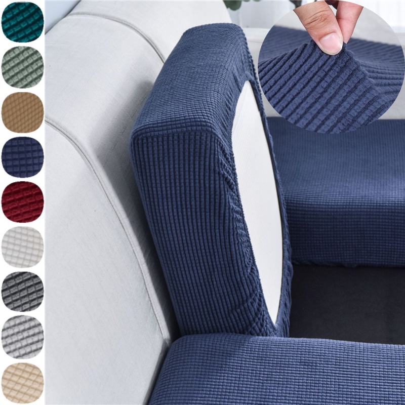 Capa Assento Sofa Elástica Assento Do Sofá Capa De Almofada De Lã Jacquard capas para assento de sofá Seçativo Capas De Móveis Protetor Home living room Decoração Capa almofada