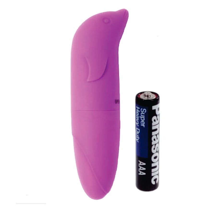 Vibrador Feminino Ponto G Masturbador Golfinho Com Pilha Sex Shop