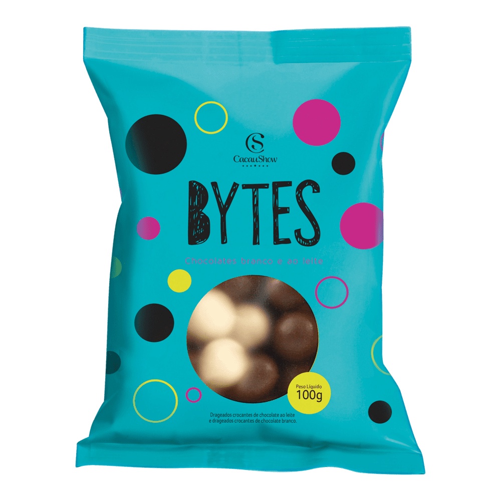Bytes De Chocolate Ao Leite E Branco 100G Cacau Show Shopee Brasil
