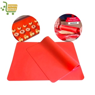 Tapete Culinário Cozinha De Silicone Antiaderente para Amassar Assar Grelhar
