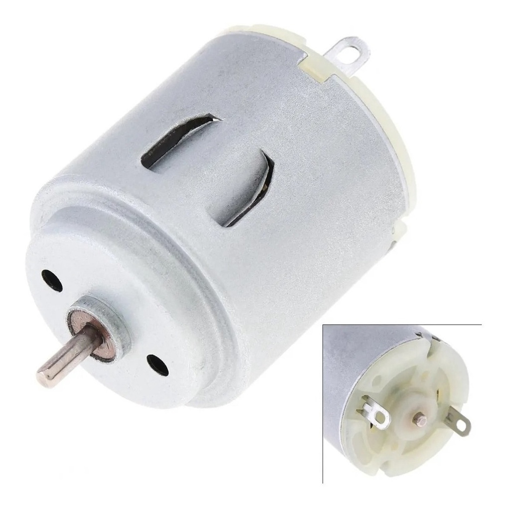 Mini Motor RE-140RA-18100 Dc 3v Redondo 1.5v-3v 11.000 Rpm Motorzinho Para Robótica