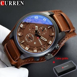 Curren Relógios Dos Homens Top Marca De Luxo Da Moda & Business Casual Quartz À Prova D 'Água 8225