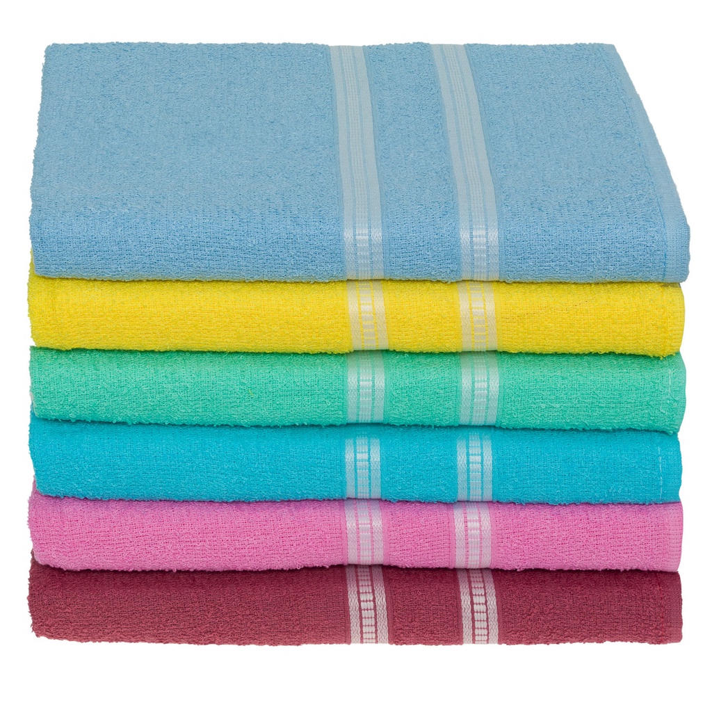 Conjunto Toalhas de Banho Algodão 65x125cm 100% Algodão Alta Absorção - Escolha a Quantidade