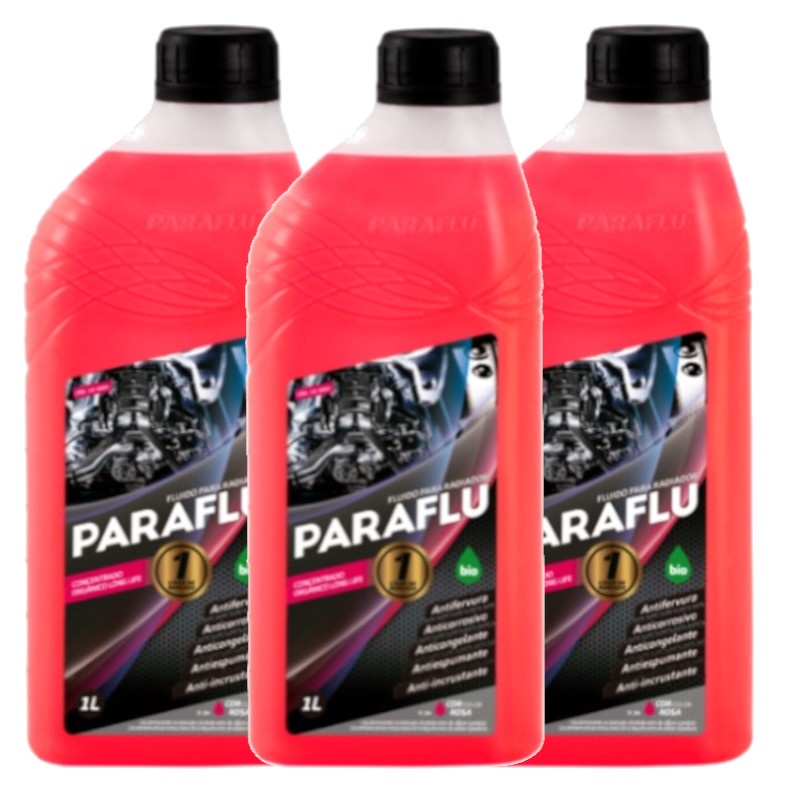 03 Aditivos Água Arrefecimento Radiador Pronto Uso Paraflu 3004