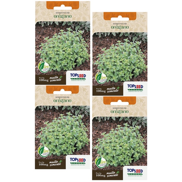 4X Sementes Orégano (Origanum vulgare) TOPSEED em Oferta na Shopee