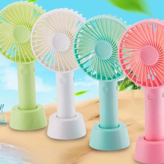 Ventilador Portátil de Mão Mesa 3 Modos De Velocidades Usb Recarregável Mini Ventilador Verão