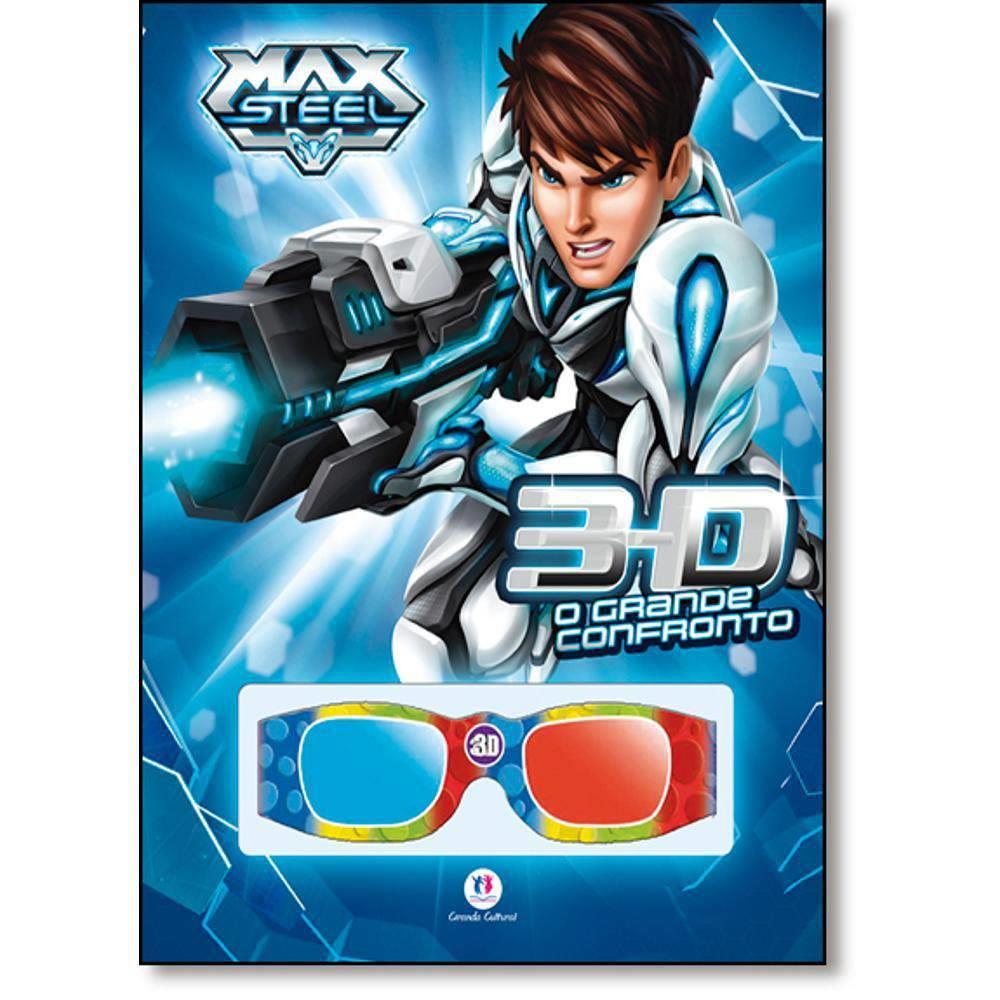 Livro Max Steel O Grande Confronto 3D