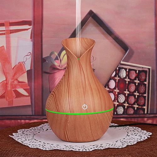 Difusor  Elétrico Aromaterapia de Oléos Essenciais Ultrassônico com LED Aromatizador de Ambiente