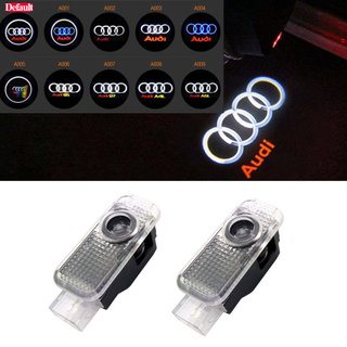 CNAutoLicht 2X Cree LED Golden Audi Logo Door Step Light Laser Shadow Logo Projector Lamp For Audi A1 A2 A3 A4 A5 A6 A7 A8 Q2 Q3 Q6 Q5 Q7 R8 TT RS4 RS5 RS6 RS7 S3 S4 S5 S6 S7 S8 Courtesy Light Welcome 