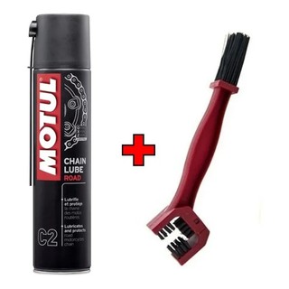 1 Corrente Chain Lube Road C2 Motul + Escova