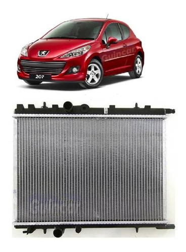 Radiador Peugeot 207 1.4/1.6 2009 Em Diante Com E Sem Ar