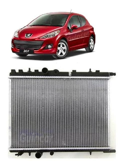 Radiador Peugeot 207 1.4/1.6 2009 Em Diante Com E Sem Ar