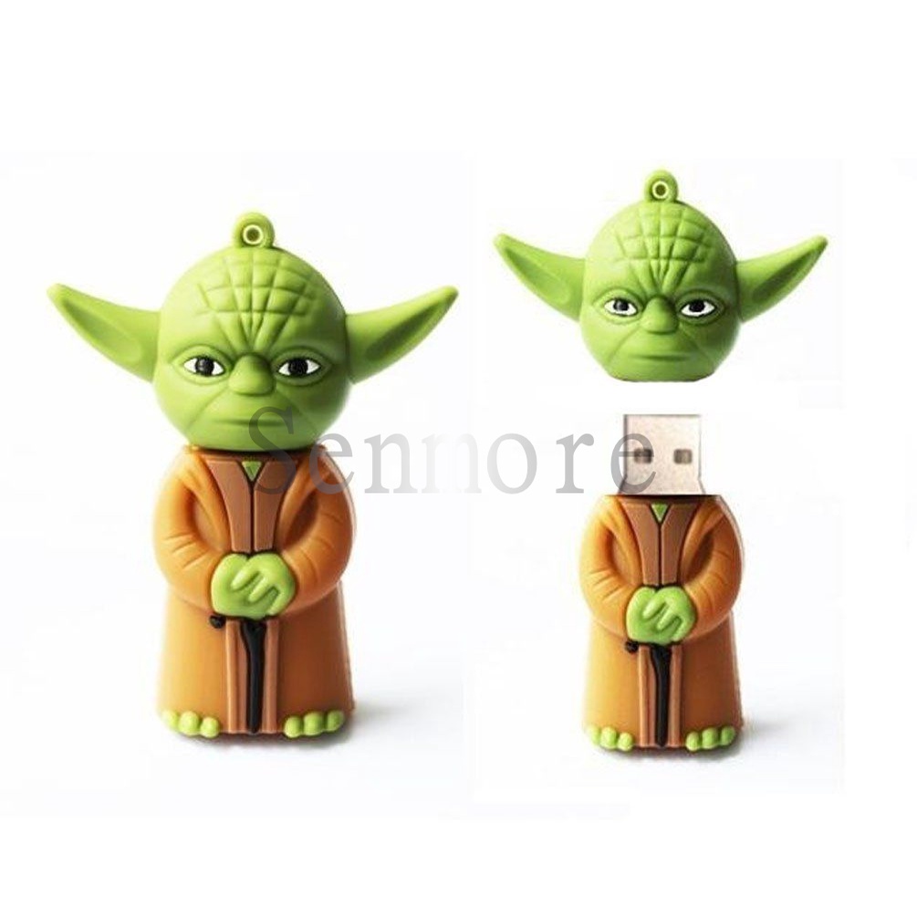 USB Flash Drive 1GB 8GB 16GB 32GB 64GB 128GB Yoda De Memória Pendrive