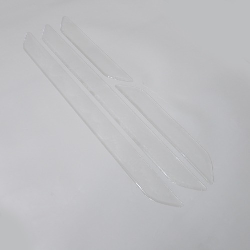 Protetor Soleira 3d Top Transparente 4 Porta Carro Fiat All