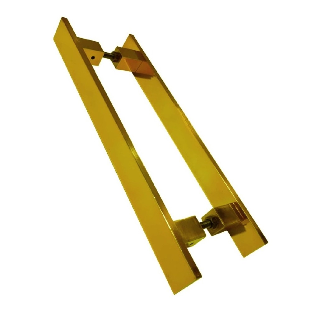 Puxador Porta Pivotante 60 cm Inox Dourado Italy