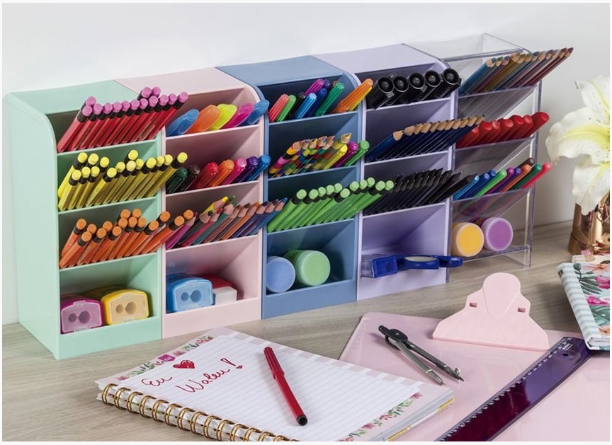 Organizador Diagonal Rosa Pastel UN PM