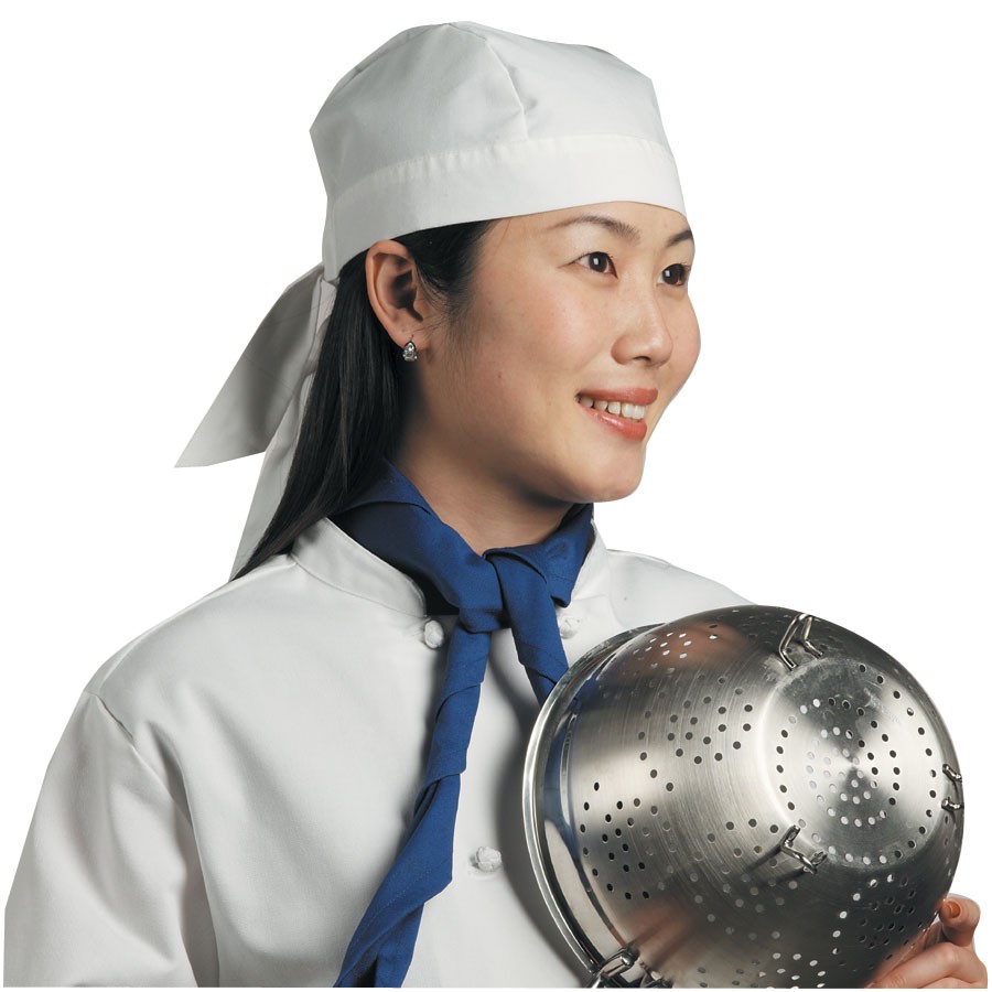 Kit 5 Bandanas Cozinha Pizzaria Bar Garçom Chef Confeitaria Atendimento Uniforme Atendimento