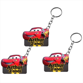 Chaveiro Lembrança Relâmpago McQueen personalizado em Oferta na Shopee