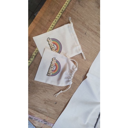 Bolsa Com Cordão 15x20 cm Material De Lona Broca De Imagem Personalizada Grátis (Não blacu)