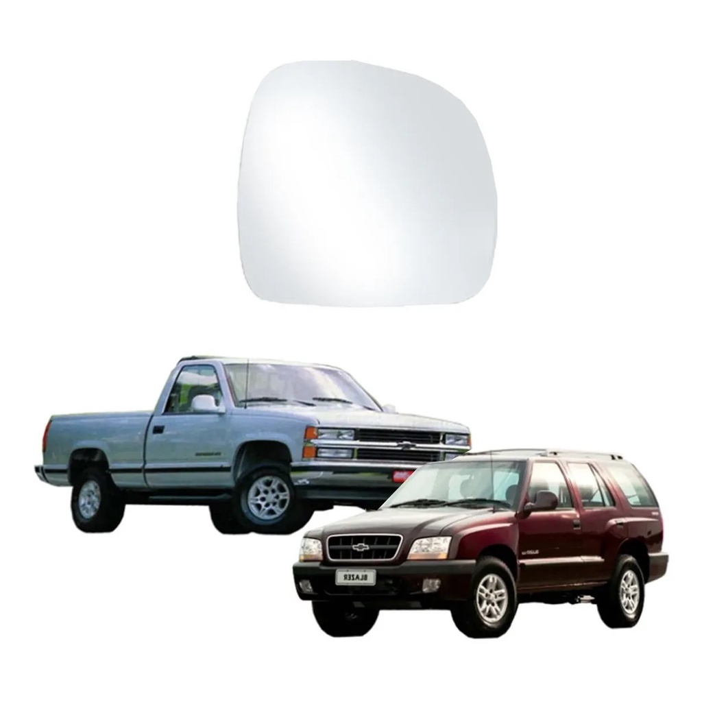 Par Lente Espelho Retrovisor S10 / Blazer/silverado 97/11