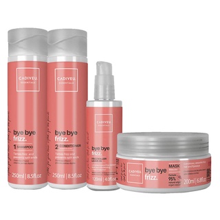 Kit Cadiveu Essentials Bye Bye Frizz- Sh + Cond + Másc + LV