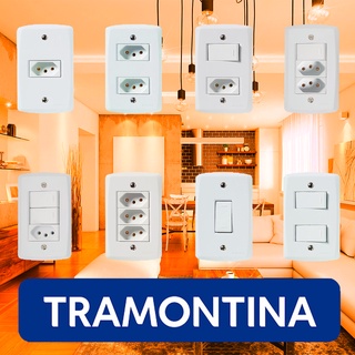 Tomada e Interruptor Tecla Simples Duplas Triplas 10a 20a Linha Lux Tramontina Diversos Modelos