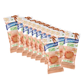 Bolinho Zero Vegano Sabor Maça com Canela Display com 12 un de 40g - Suavipan em Oferta na Shopee