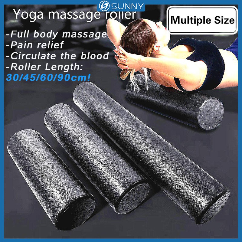 SunnyFit Rolo De Espuma Yoga Massagem Fitness Ginásio Exercício Relaxante Muscular Tamanho Múltiplo