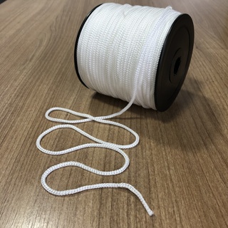 Fio Náutico Cordão Corda Branco 3mm - Rolo 100 Metros em Oferta na Shopee