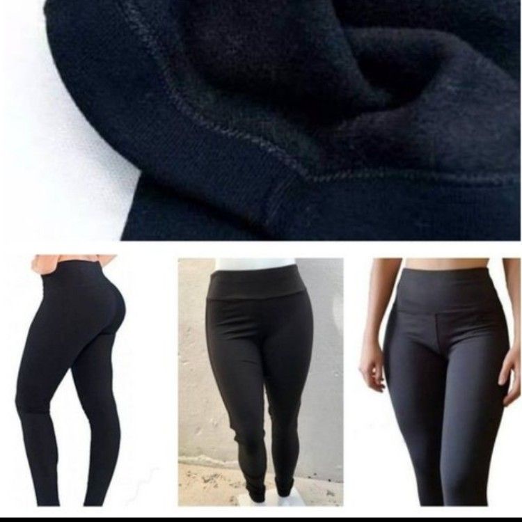 Legging Longa Suplex Tecido maravilhoso Academia Fitness Legue forrada por dentro