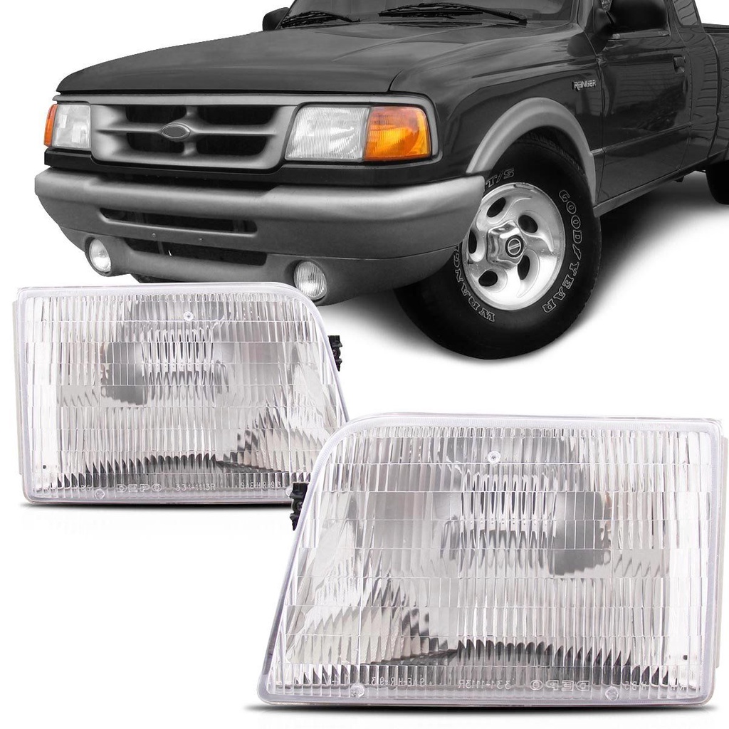 Farol Ranger 93 94 95 96 97 Cromado em Oferta na Shopee