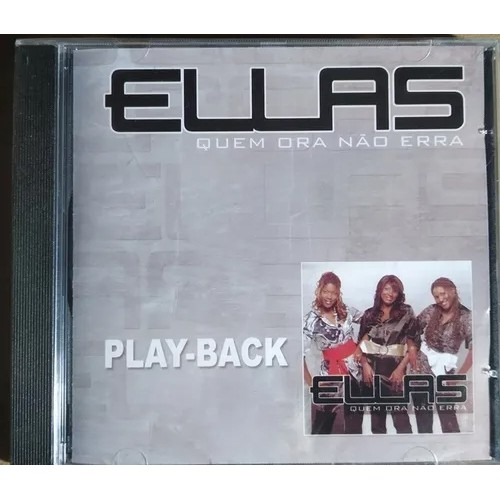 Cd Ellas Quem Ora Não Erra Playback - NOVO LACRADO