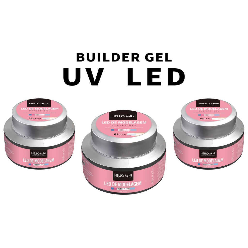 Cosméticos Gel De Modelagem para Unhas Hello Mini - HJ