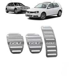 Pedaleira Golf 99/14 Manual Aço Inox - Não fura o pedal