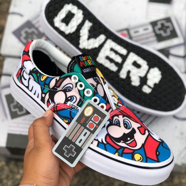 vans mario sneakers