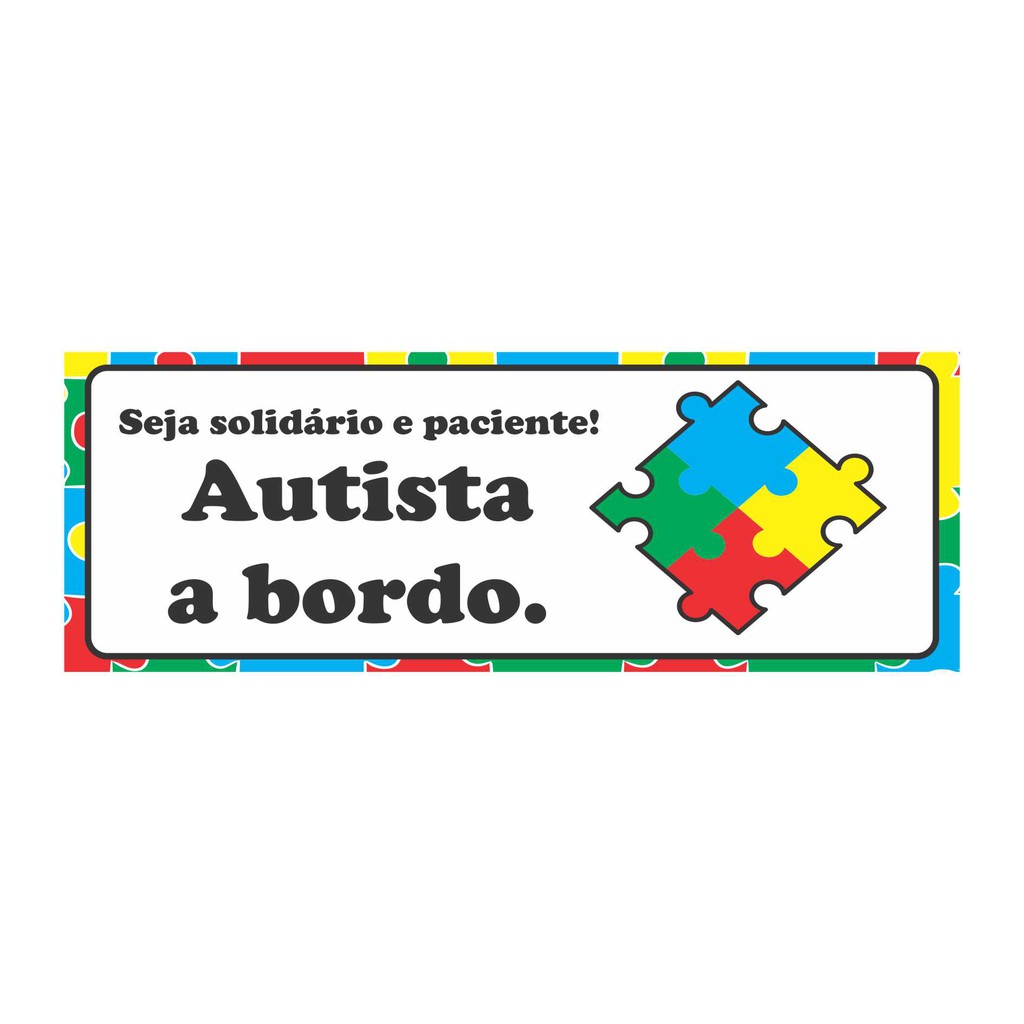 2x Adesivos Autismo Autista 14x5cm A141 | Shopee Brasil