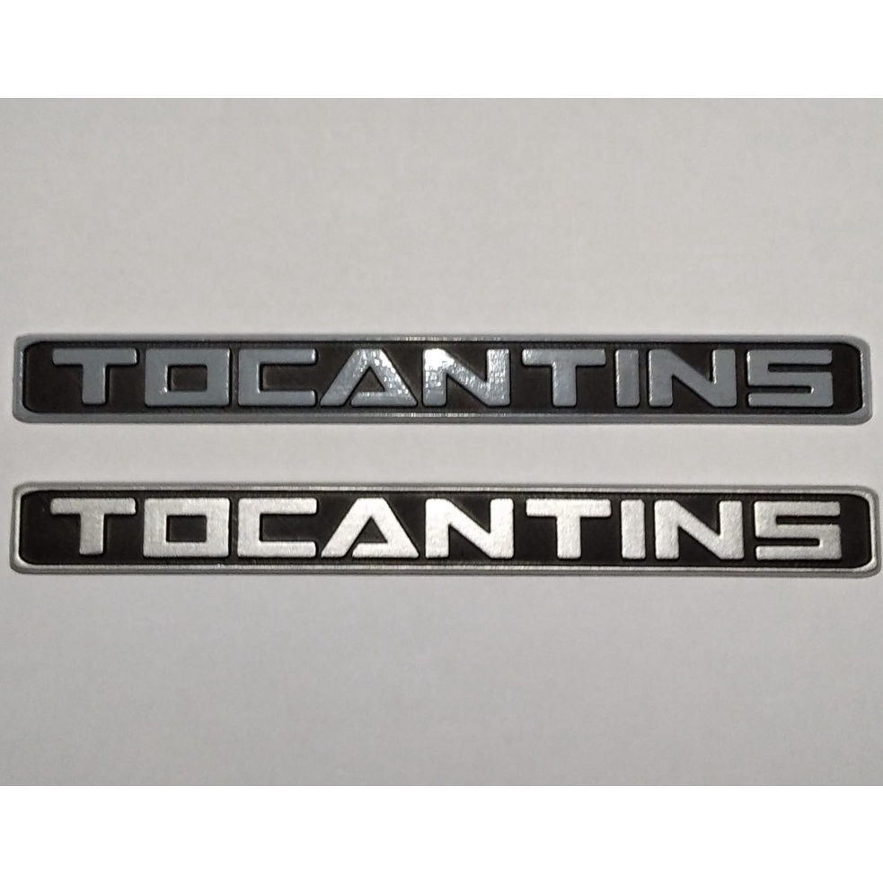 Emblema Tocantins para Gurgel Pintado a Mão