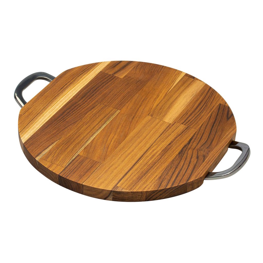 Bandeja Madeira Para Corte Churrasco Com Alça Queens Woodart