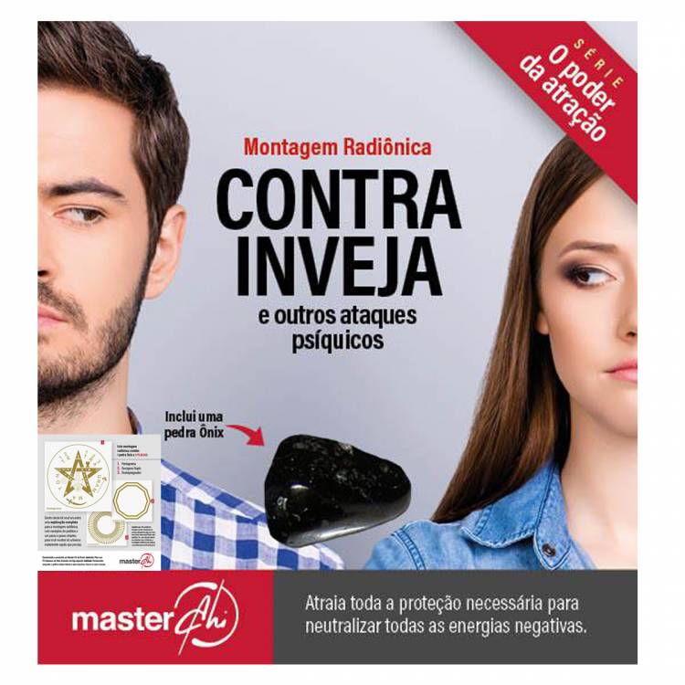 Kit de Placas Radiônicas Contra Inveja e Outros Ataques Psíquicos + Pedra Onix