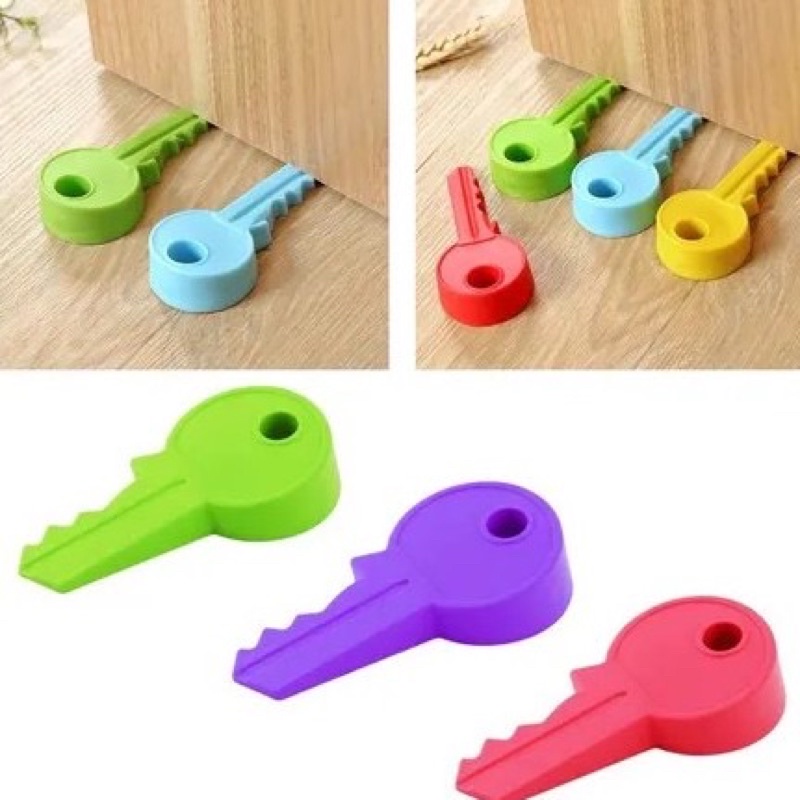 Prendedor Parador Para Portas Silicone Em Formato Chave CK4015