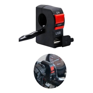Interruptor On Off Moto Tomada Com Carregador Ubs 12v 5a