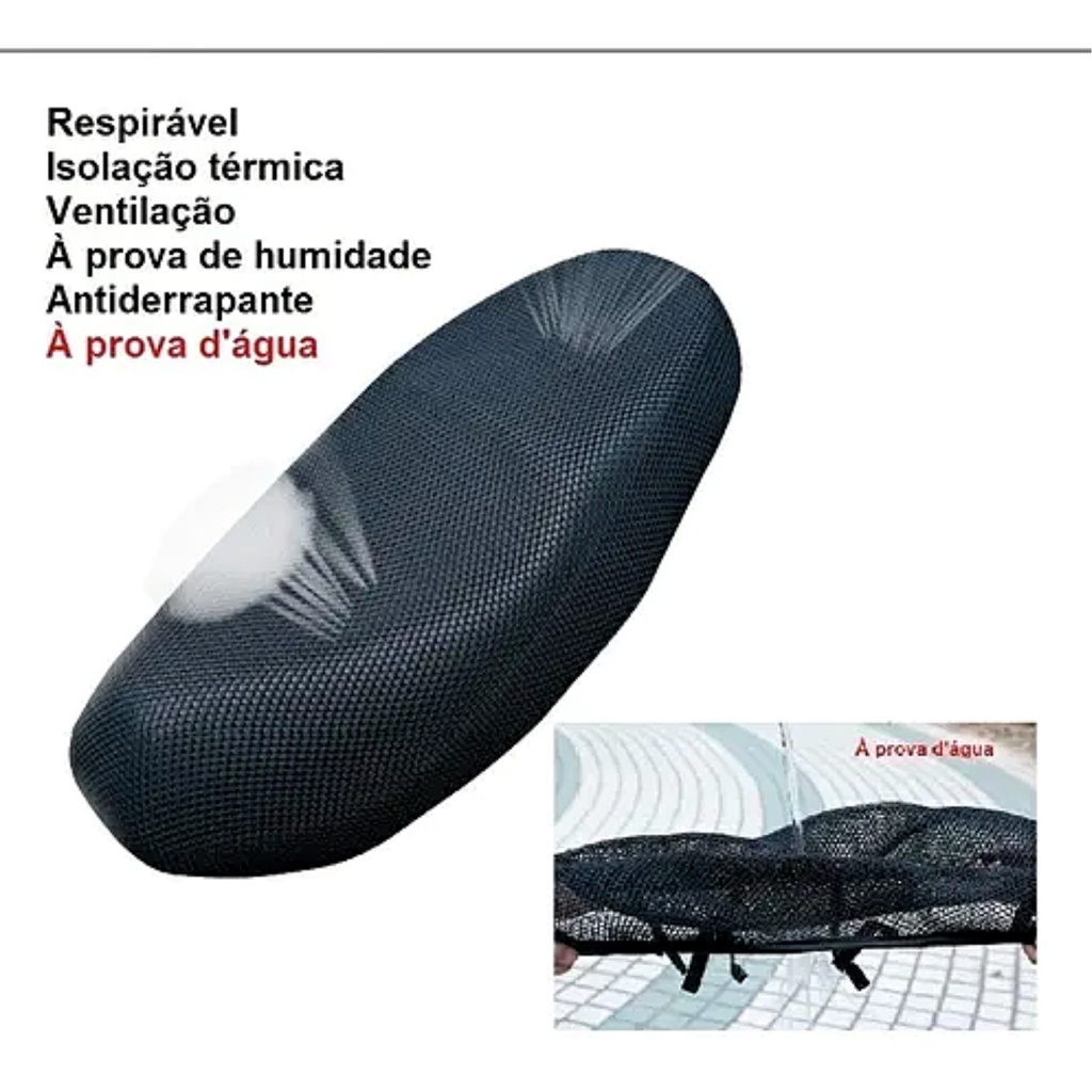 Capa De Banco Térmica Impermeável Cg Titan Fan 125 150 160 - Spare Parts and Accessories for Vehicles