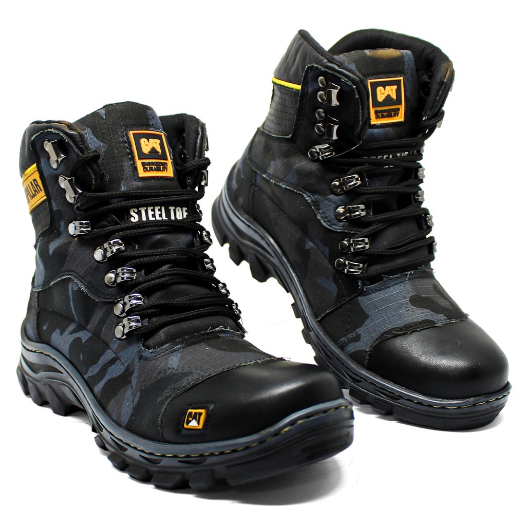 Bota Cano Alto coturno camuflado CAT